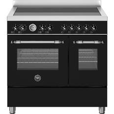 90cm - Elugnar - Svart Spisar Bertazzoni Induktionsspis, Heritage, 90X60, 2 Matt-svart Svart