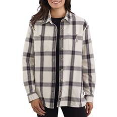 Carhartt Women Shirts Carhartt W's Heavyweight Twill L/S Plaid Shirt - Malt