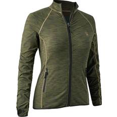 Dam - Fleecejacka - Gröna Jackor Deerhunter Women's Insulated Fleece Jacket - Green Melange