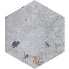 Floor Tiles Merola Tile "Merola Tile Recycle Hex 8.5"" 10"" Porcelain Stone Look Wall & Tile 0.39