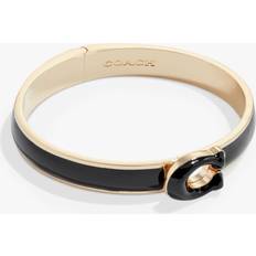 Coach Tabby Enamel Gold-Tone Bangle