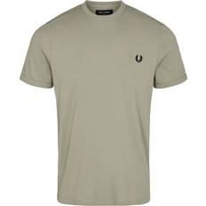 Fred Perry Ringer Cotton T-Shirt Seagrass