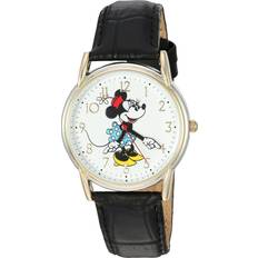 Vuxen Armbandsur på rea Disney Princess Dam Analog Kvartsklocka Med Läder Syntetisk Rem W002769