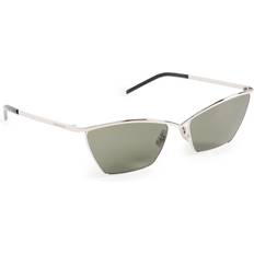 Solbriller Saint Laurent New Wave Store Solbriller - Silver