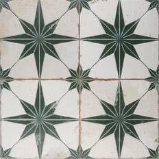 Floor Tiles Merola Tile Merola Tile Kings Star Luxe Sage 17-5/8" 17-5/8" Ceramic and Wall Tile