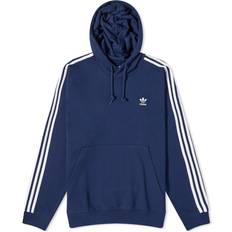 Adidas Jumpers adidas Men's Stripe Hoodie Night Indigo