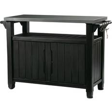 Beistelltische Keter Kunststoffablagetisch UNITY 105 L Braun Beistelltisch