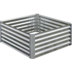 Raised Garden Beds Arrow It 35 H Silver Galvanized Metal Raised Garden Bed