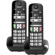 Téléphones Fixes Siemens Telefono cordless gigaset e270 duo nero l36852-h2816-k131