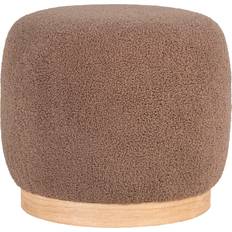 Marron Poufs House Nordic Belfort Brown Pouffe 40cm