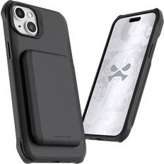 Mobile Phone Cases Ghostek Exec iPhone 15 Plus Wallet Case, Compatible with MagSafe Accessories, Detachable Magnetic Credit Card Holder, Kickstand 6.7 Inch, Black