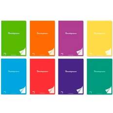 Pacsa Multicolour Printed Grid Notebook A4 48 Sheets 6 Pack