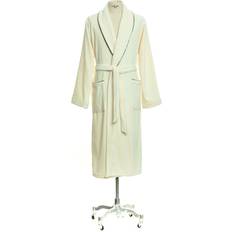 Move Homewear Shawl Collar Bathrobe Velor - Ivory