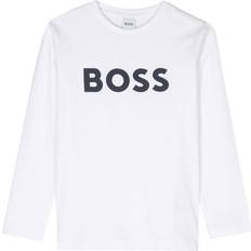 HUGO BOSS T-shirts Børnetøj HUGO BOSS Bluse - Hvid Med Navy