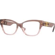 Pink Glasses Versace VE3347 Eyeglasses 5435 Pink Transparent