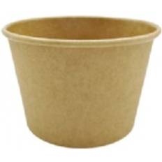 Pap Bæger Soup-To-Go Brun 25 cl Ø96 x 60 mm 50 stk/ps