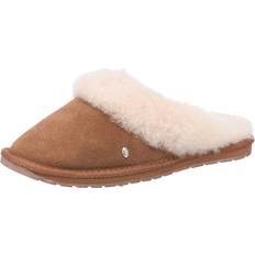 Solki Tossut EMU Australia Cowhide suede leather slippers Jolie brown