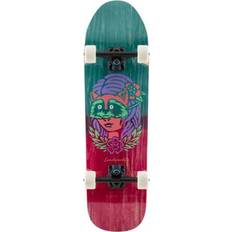 ATV-X Complete Cruiser Board Perfecto Raccoon Teal/Red/Green