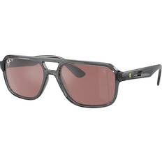 Sunglasses Ray-Ban Grey RB4414M Scuderia Ferrari Rectangle-frame