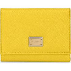 Dolce & Gabbana Dauphine calfskin wallet - yellow one