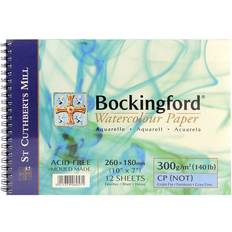 Bockingford Spiral Watercolour Pad 26x18cm 300g 12 sheets