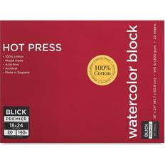 Watercolor Paper on sale Blick Premier Watercolor 18" x 24" Hot Press, 140 lb, 20 Sheets