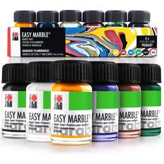 Marabu Arts & Crafts Marabu Easy MarbleÂ 6-Color Primary Starter Set Paint 15 MichaelsÂ Multicolor 15