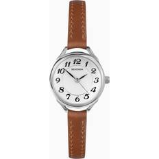 Watches Sekonda White Brown Leather 40479