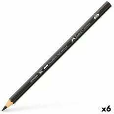 Grå Akvarelpenne Faber-Castell Graphite Aquarelle Akvarel Sort Sekskantet 8B