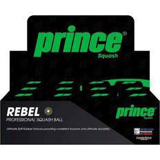 Prince Rebel single yellow 12 ball box squash