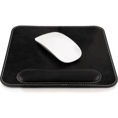 Top Grain Leather Mousepad with Wrist Rest