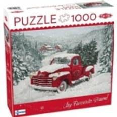 Pussel: Christmas Tree Truck 1000 bitar