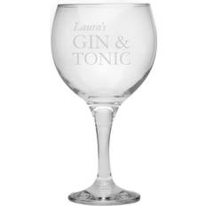 Studio Personalised Gin & Tonic Balloon Drink Glass