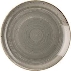 Grey Dinner Plates Churchill Stonecast Round Coupe Dinner Plate 12pcs