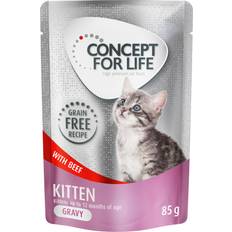 Concept for Life Husdjur Concept for Life Kitten Grain Free Nötkött i sås