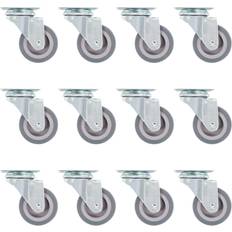 vidaXL Swivel Casters 12 pcs 50 mm