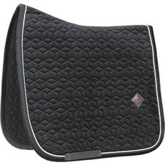 Kentucky Horsewear Basic Velvet Dressage Saddle Pad Black 00C unisex
