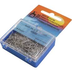 Knappenåle Creativ Company Knappenåle, L: 16 mm, sølv, 35 g/ 1 pk