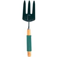 Green Blade Cushion Grip Handle Hand Fork