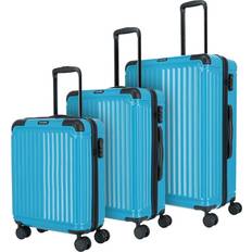 Als Handgepäck geeignet Koffer-Sets Travelite Cruise 4-Rollen Trolley-Set 3tlg. S-M-L