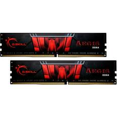 16 GB - DDR4 RAM Memory G.Skill G.skill aegis 16gb 2x8gb ddr4 2400mhz cl17 memory kit f4-2400c17d-16gis