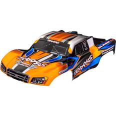 Traxxas RC Cars Traxxas Body, Slash 4X4 (also fits Slash VXL & Slash 2WD) orange & blue (painted, decals applied) (TRX-6928T)