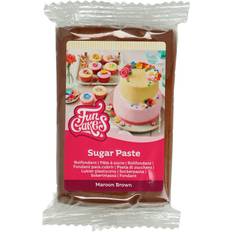 Edible Funcakes Maroon Brown Sugarpaste 250 g Sugar Paste