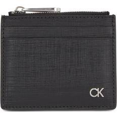 Calvin Klein Card Cases Calvin Klein Sleek Leather Card Holder - Black