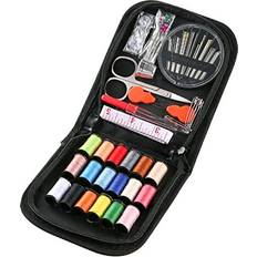 Billiga Symaskiner Auervo travel sewing kit, contains over 70 diy premium sewing supplies