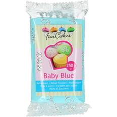 Blå Sukkerpasta Funcakes Fondant Baby 250g Sukkerpasta