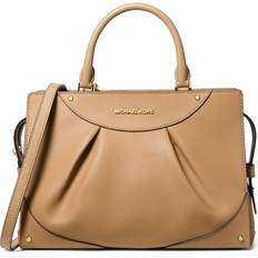 Opbevaring til laptop Skuldertasker Michael Kors Enzo Medium Håndtaske, Camel