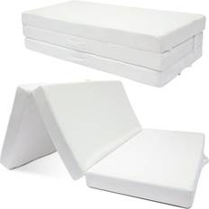 Beige Foam Mattresses Cheer Collection Tri-fold 4-inch Polyether Mattress