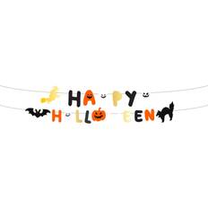 Halloween Guirlander Folat Bogstavsguirlande Happy Halloween