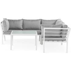 Comfort Garden Udesofaer & Bænke Havemøbler Comfort Garden Kulmasohva Ariany Valkoinen Harmaa